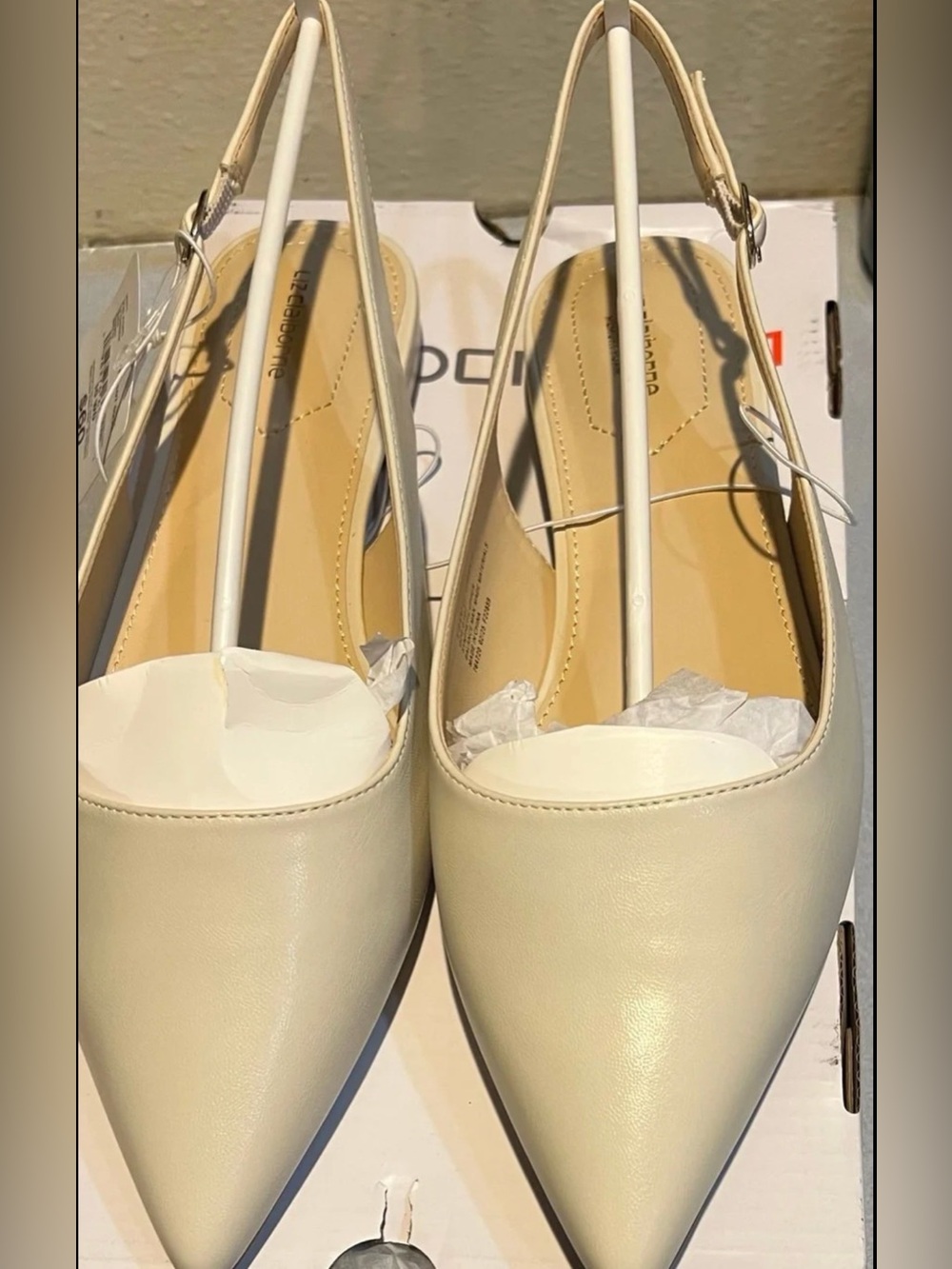 Liz Claiborne Sheba Ballet Flat Dress Shoes Sling Back Sz 10 WW Brand New In Box